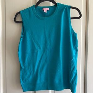 Blue Lilly Pulitzer cotton tank top